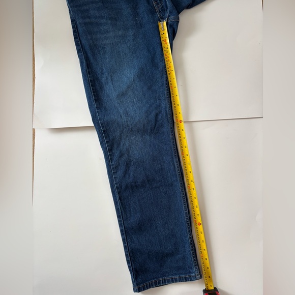 Levi's Men's Jeans 514 W40 L32 Blue Indigo Straight Vintage Y2K EUC 90s - Picture 7 of 9